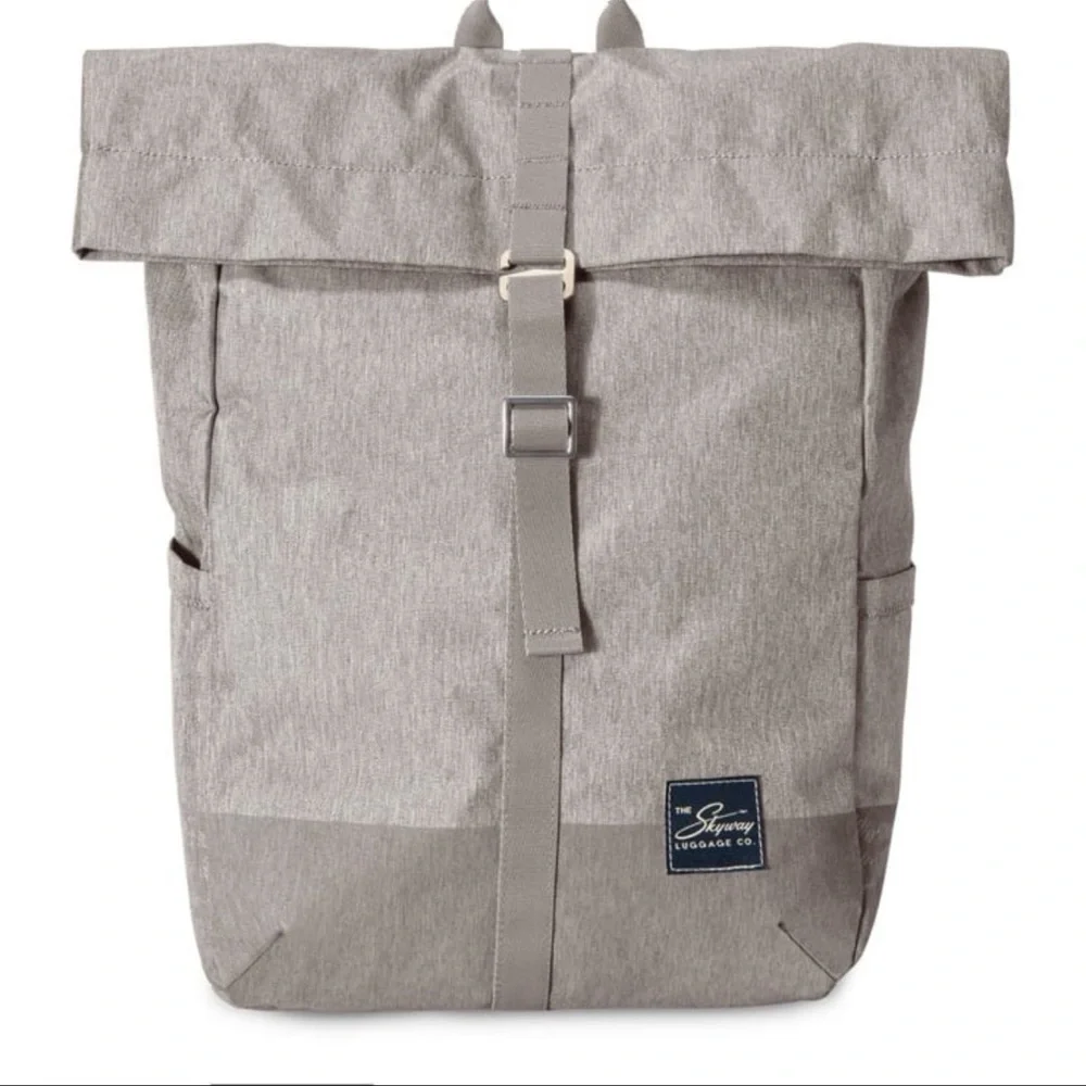 NWT skyway rained roll top commuter backpack large size